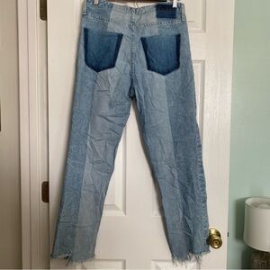 AG Adriano Goldschmied Faded two-toned Blue Denim Jeans size 28